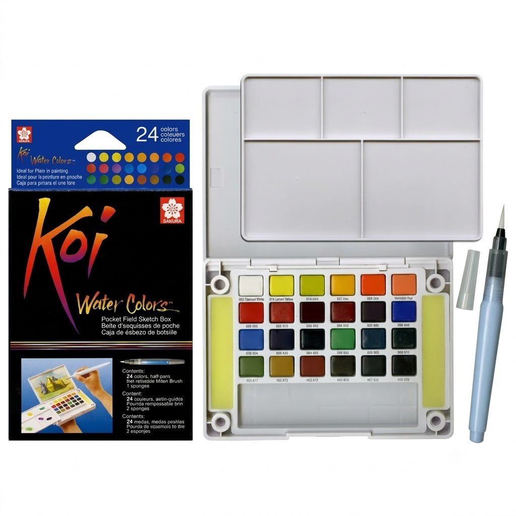 SAKURA, Water Colour | KOI | Box.