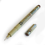 SAKURA, Fineliner Pen - Pigma | Sepia | Set of 8.
