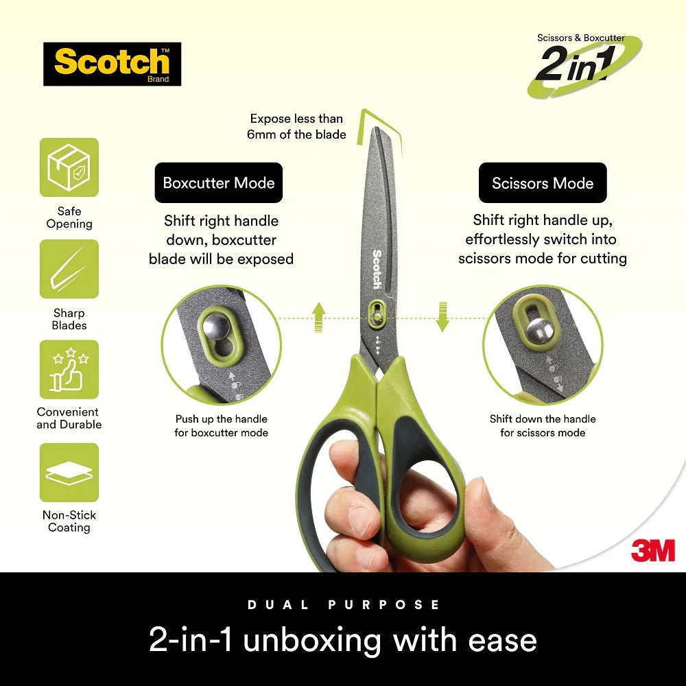 3M, Scissors - Non Stick | 7 inch.