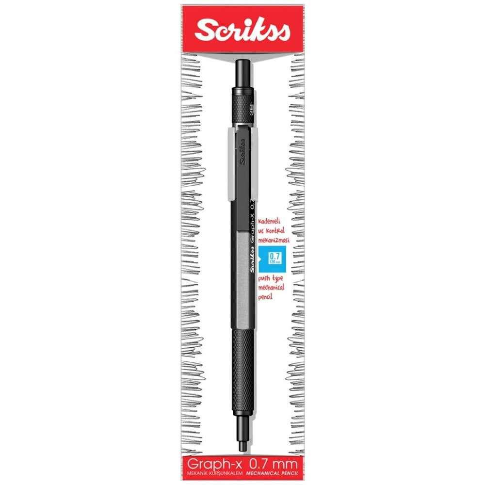 SCRIKSS, Mechanical Pencil | GRAPH-X | Grey | BT | 0.7mm.
