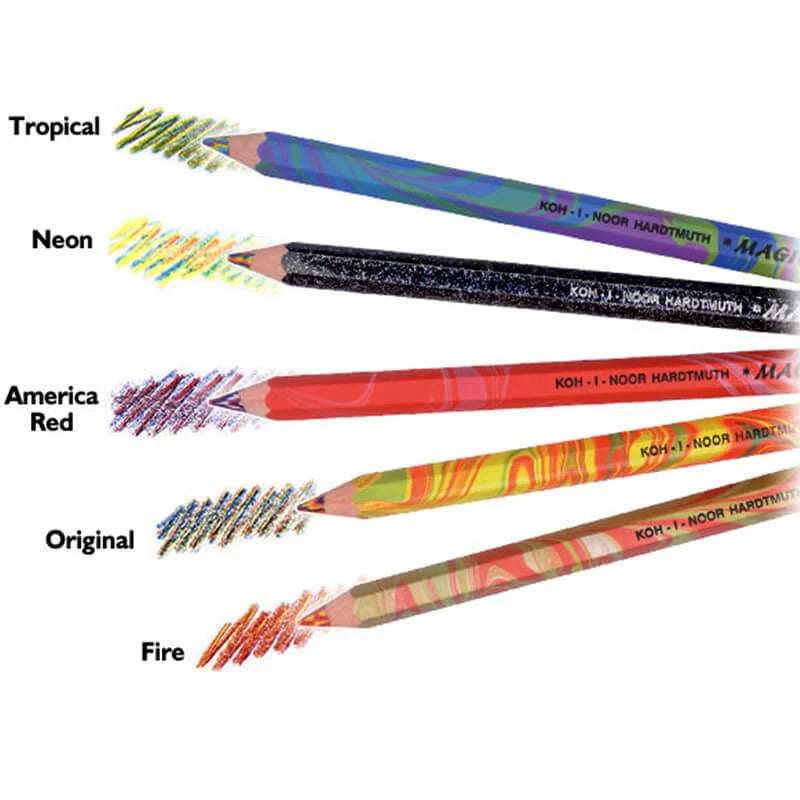 KOH-I-NOOR, Magic Pencil - Jumbo Size | Pack of 5.