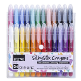 BRUSTRO, Silkystix Crayons | Set Of 24.