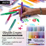 BRUSTRO, Silkystix Crayons | Set Of 24.