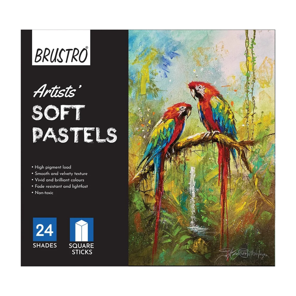 BRUSTRO, Soft Pastels - Artists | 24 Shades.