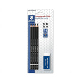 STAEDTLER, Artist Pencil - Lumograph | BLACK | Set of 5.