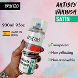 BRUSTRO, Varnish Spray - Artists | Satin | 200 ml.