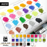 BRUSTRO, Coloured Pencils - Studio | 24shades.