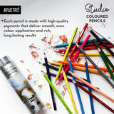 BRUSTRO, Coloured Pencils - Studio | 24shades.