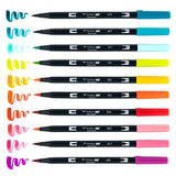 TOMBOW, Brush Pen - Dual | Set of 10.