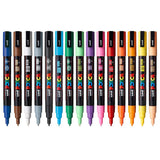 UNI, Paint Marker - POSCA | Set of 16 | 0.9 ~ 1.3 mm.