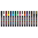 UNI, Paint Marker - POSCA | Set of 16 | 0.9 ~ 1.3 mm.
