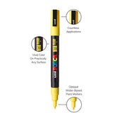 UNI, Paint Marker - POSCA | Set of 16 | 0.9 ~ 1.3 mm.