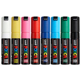 UNI, Paint Marker - POSCA | 8 mm | Set of 8.