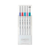 UNIBALL, Colourliner - EMOTT | 05 | Set of 5 | 0.4 mm.