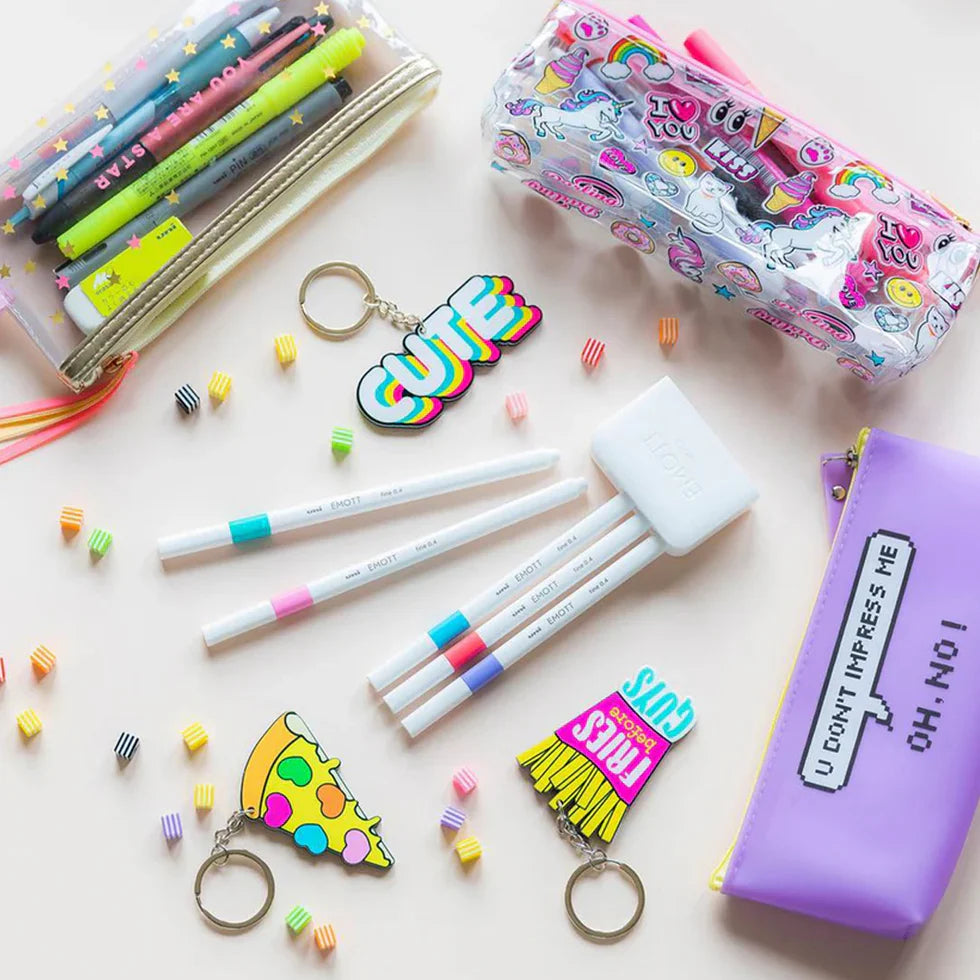 UNIBALL, Colourliner - EMOTT | 05 | Set of 5 | 0.4 mm.