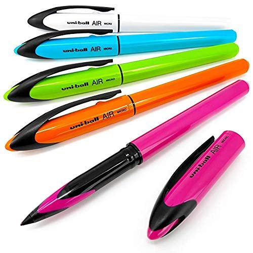 UNIBALL, Rollerball Pen - Air Micro ASSORTED COLOR 0.5 mm | Gift Box.