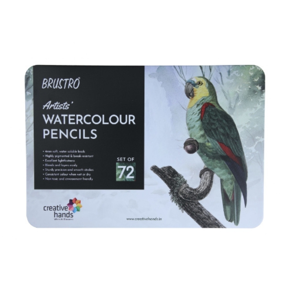 BRUSTRO, Water colour Pencils - Artists | Set Of 72.