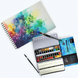 BRUSTRO, Water colour - Professional Artists | Half Pan | 48shades.