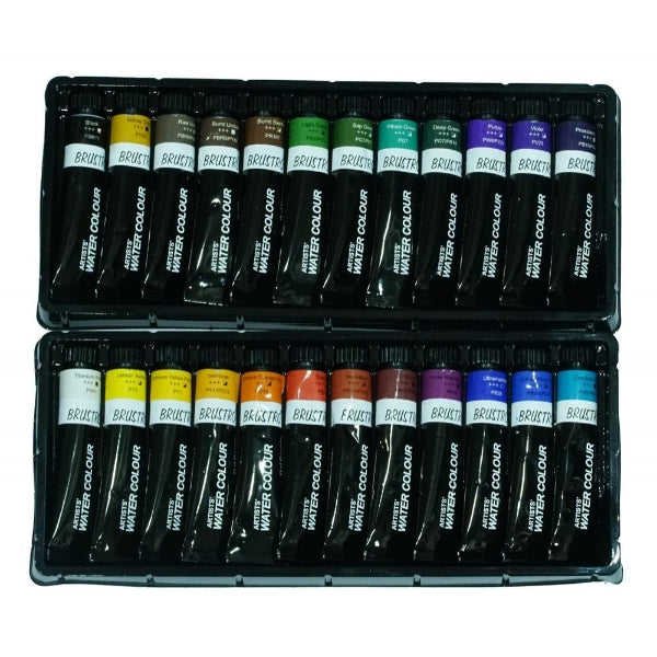 BRUSTRO, Water Colour - Artists | 24shades | 12 ml.