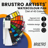 BRUSTRO, Water Colour - Artists | Pocket Set | Set Of 42.