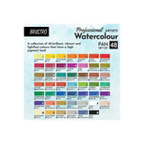 BRUSTRO, Water colour - Professional Artists | Half Pan | 48shades.