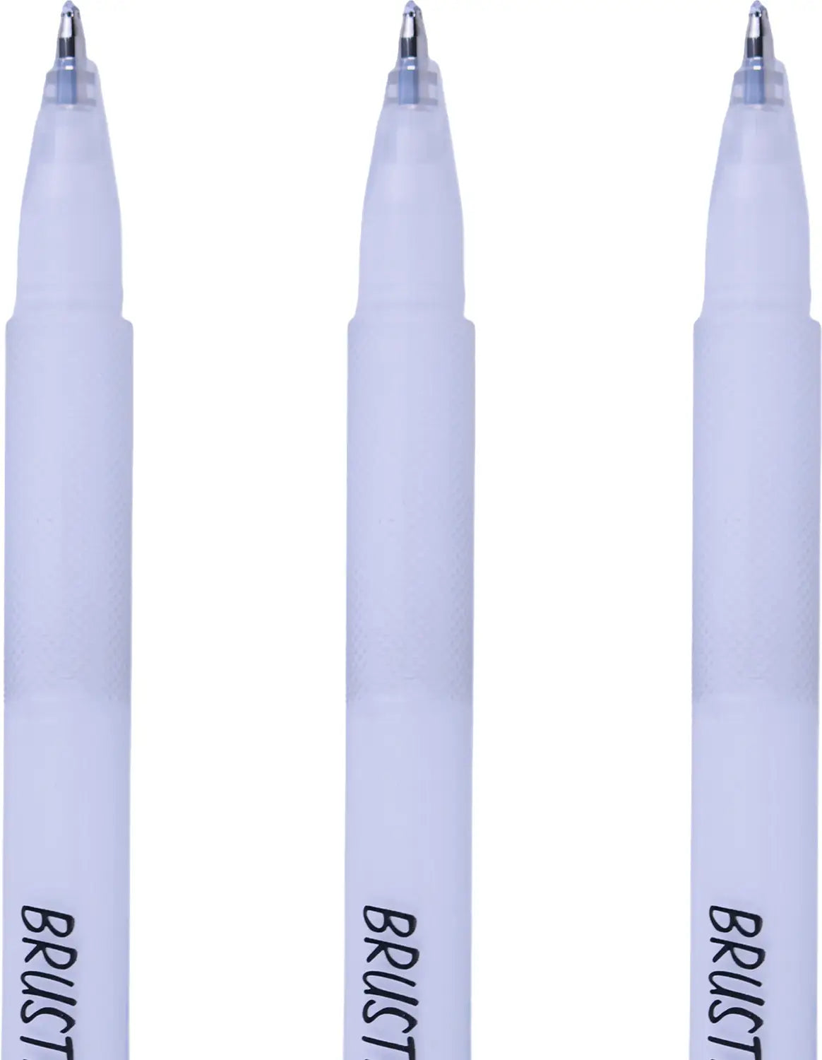 BRUSTRO, White Gel Pen | Set Of 3.