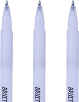 BRUSTRO, White Gel Pen | Set Of 3.