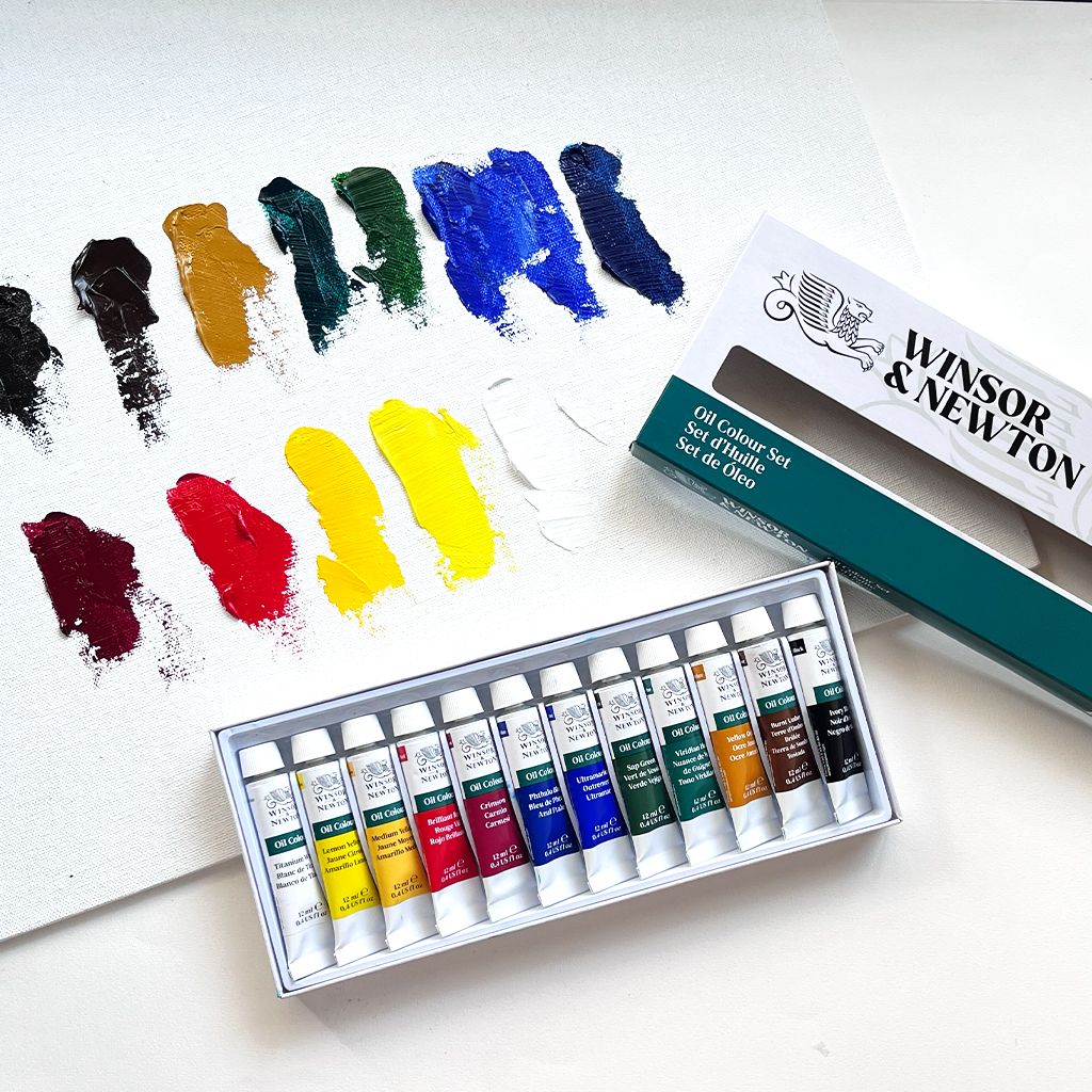 WINSOR & NEWTON, Oil Colour - Introductory Set | Set of 12 | 12 ml.