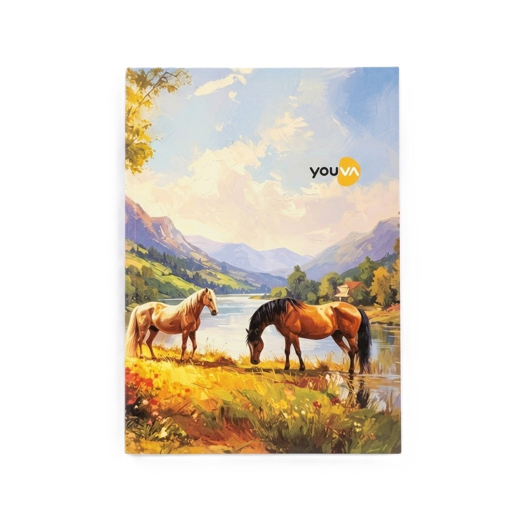 YOUVA, Notebook - Case Bound | B6 | Single Line |  Pages.