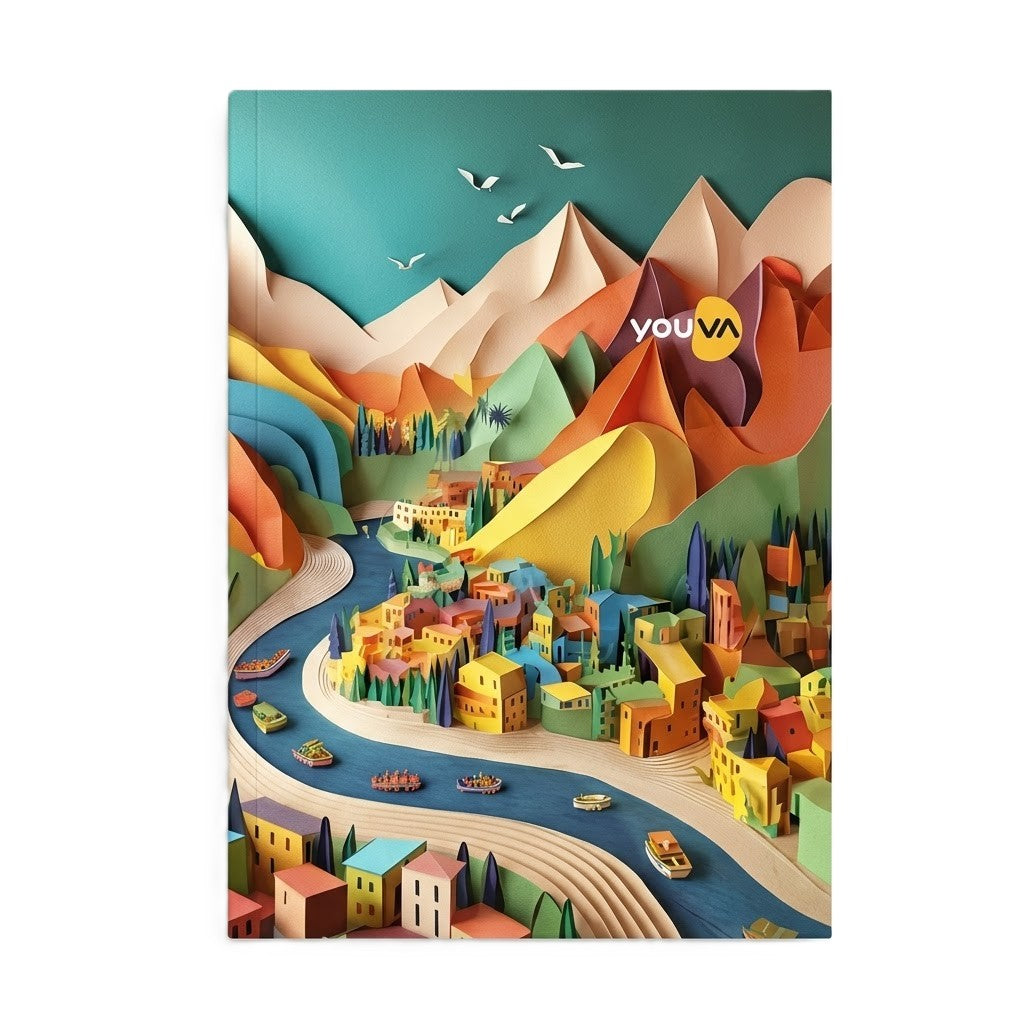 YOUVA, Notebook - Case Bound | B6 | Single Line |  Pages.