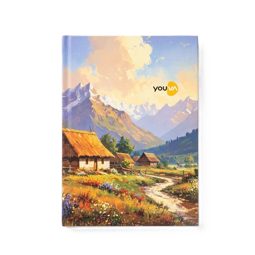 YOUVA, Notebook - Case Bound | B6 | Single Line |  Pages.